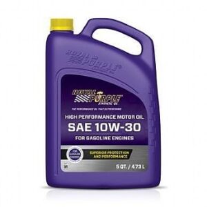 10W30 oil in 5QT packages